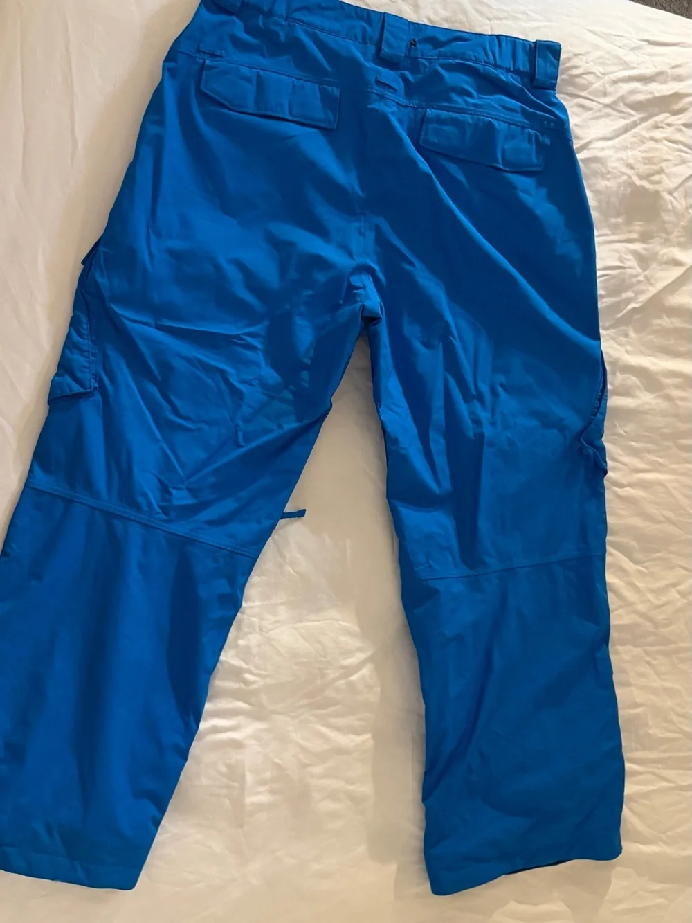 The North Face Men's Vivid Blue snowboarding Pants as is
